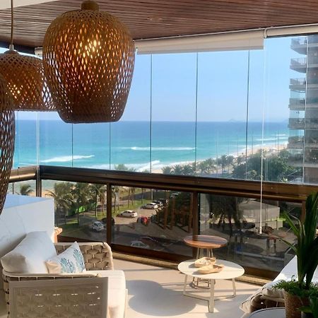 Lindo Apto No Melhor Lugar Da Barra Da Tijuca! Com Uma Vista De Tirar O Folego, Frente Para O Mar! Totalmente Equipado E Decorado Ao Lado Dos Melhores Hoteis E Quiosques Da Barra! Portaria 24H, Piscina, Sauna, Jacuzzi, Academia, Garagem, Wi-Fi, Lavan Rio de Janeiro Exteriér fotografie