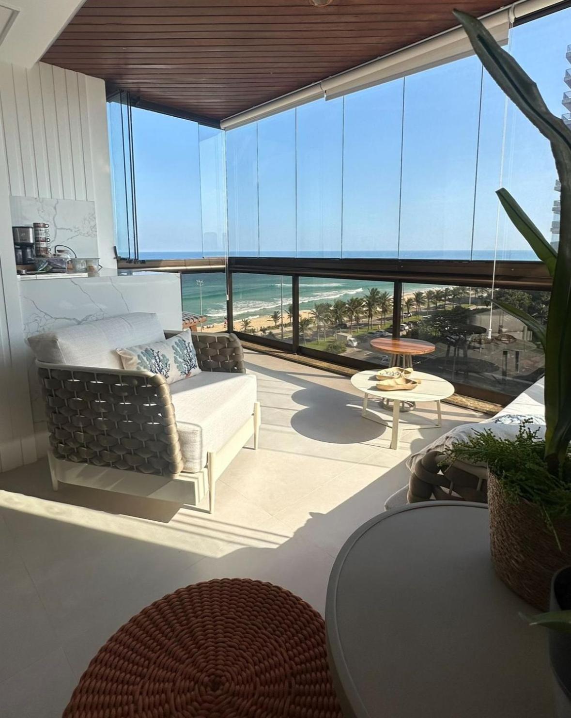 Lindo Apto No Melhor Lugar Da Barra Da Tijuca! Com Uma Vista De Tirar O Folego, Frente Para O Mar! Totalmente Equipado E Decorado Ao Lado Dos Melhores Hoteis E Quiosques Da Barra! Portaria 24H, Piscina, Sauna, Jacuzzi, Academia, Garagem, Wi-Fi, Lavan Rio de Janeiro Exteriér fotografie